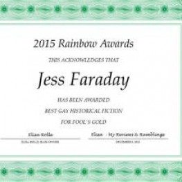 Fool’s Gold wins a 2015 Rainbow Award!